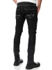 Rusty Neal Jeans Hose "MISATO" Slim Fit (THE FULLY LOADED) in Black Used