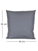 JACK 2er Set Outdoor Kissenhülle 45x45cm Uni in Blaugrau