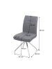 MCW Esszimmer-Set H70, Grau-braun 180cm