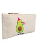 Mr. & Mrs. Panda Schminktasche Avocado Feier ohne Spruch in Weiß