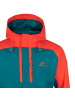Westfjord Funktionsjacke Reykjavik in petrol/red