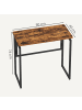 VASAGLE Computertisch Barnet in Braun - (B)80 x (H)74 x (T)40 cm