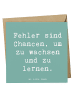Mr. & Mrs. Panda Klappkarte Spruch Fehler lernen wachsen mit Spruch in Meeresbrise