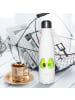 Mr. & Mrs. Panda Thermos Avocado Pärchen ohne Spruch in Weiß