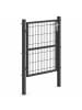 SONGMICS Gartentor Patya in Grau - (B)106 x (H)170 x (T)6 cm