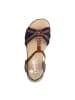rieker Komfort Sandalen in Blau