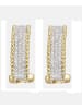 Diamant L'éternel Creolen aus 750 Gelbgold mit Diamant
