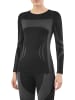 normani 2x Damen Thermooberteil Langarm Shirt Skiunterwäsche in Schwarz/Grau