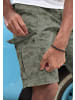 John Devin Cargoshorts in khaki bedruckt