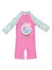Peppa Pig Peppa Wutz Schwimmanzug UV-Schutz 50 Overall Badeanzug Einteiler in rosa