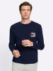 WITT WEIDEN Langarm-Shirt in marine-bedruckt