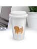 Mr. & Mrs. Panda To Go Becher Hund Flauschig ohne Spruch in Weiß