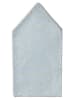 Finshley & Harding London Fliege und Einstecktuch in silber hellblau - 0001