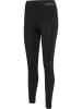 Hummel Hummel Leggings Hmltif Yoga Damen Schnelltrocknend Nahtlosen in BLACK