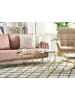 Beliani 2er-Set Couchtisch SIERRA in Gold