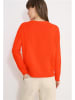 Cecil Sweatshirt in cherry tomato orange
