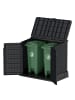 VCM  StoreAway Mülltonnenbox Gartenhaus 850 L in Grau