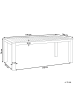 Beliani Esstisch MONSANO in Braun - (W) 105 x (H) 76 x (L) 190 cm