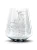 Mr. & Mrs. Panda Blümchentail Glas Waage Astrologie ohne Spruch in Transparent