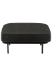 home24 Outdoor-Hocker Mura in Schwarz