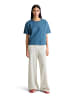 Marc O'Polo DENIM T-Shirt mit Broderie Anglaise relaxed in Endless Sea