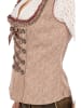 Krüger Dirndl Mieder 416466 in beige