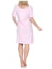 NORMANN Kurzarm Nachthemd Herz Motiv 125 214 360 in rosa