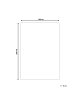 Beliani Kurzflor MOKHVA in Grün/Weiß - (W) 160 x (L) 230 cm