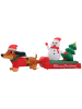 TDubhe Aufblasbarer Weihnachtsschneemann in Bunt 310x65x121 cm
