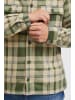 BLEND Kurzjacke Shacket 20716169  karierte Hemdjacke aus Fleece in Grün