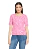 Betty Barclay Basic Shirt mit Rippenstruktur in Rosé/Pink