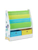 relaxdays Kinderregal Meer in Bunt - (B)71 x (H)74 x (T)23 cm