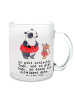 Mr. & Mrs. Panda Kaffeetasse Otter Schwimmen mit Spruch in Transparent