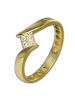 GoldDream 333 Gelbgold - 8 Karat Damen Ringe Square Fingerring  60 (19,1)