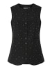 Pieces Weste in Black