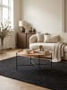 KADIMA DESIGN Couchtisch 78x78x40 cm Sofatisch Holz / Metall Wohnzimmertisch Eiche,
