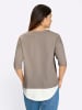 Sieh an! 2-in-1-Shirt in sesam-ecru