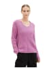 Tom Tailor Pullover in mauvy plum melange