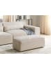 Beliani Ottomane HELLNAR in Beige - (W) 52 x (H) 39 x (L) 102 cm