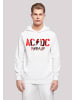 F4NT4STIC Basic Hoodie ACDC Rock Band PWRUP Photo Logo in weiß