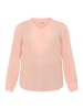KAFFE curve Langarm-Bluse KCami Regular fit in Peach Nectar
