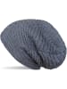 styleBREAKER Feinstrick Beanie Mütze in Blau