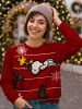 Snoopy The Peanuts Winterpullover - Snoopy in rot