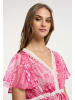 IZIA Bluse in Pink Weiss