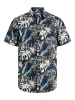 JACK & JONES PLUS Hawaii-Hemd in Black