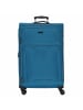 D&N Travel Line 9204 - 4-Rollen-Trolley L 76 cm (grau) in blau