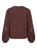 Vila Langärmeliges Sweatshirt in Coffee Bean1
