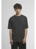 Urban Classics Urban Classics Washed Rib Tee in black