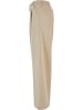 Urban Classics Urban Classics Damen Ladies Ultra Wide Pleat-Front Pants in wetsand