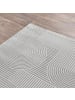 KADIMA DESIGN ERESMA Kurzflorteppich Grau 80x150 Geometrisch Polyester Wohnzimmer in Grau